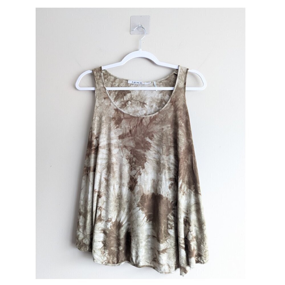 l.a.m.b. gwen stefani tie dye tank